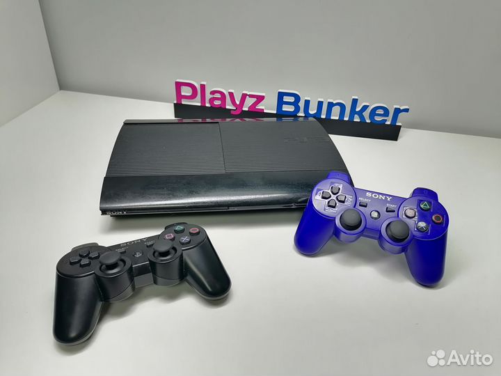 PS3 500gb +2джоя, 48игр