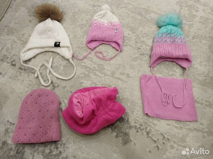 Шапки теплые для девочки
