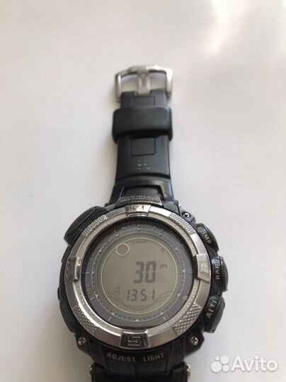 Часы casio pro trek 1500 титан