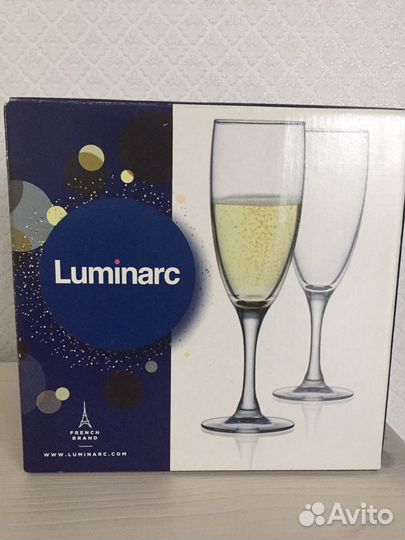 Бокалы для шампанского luminarc