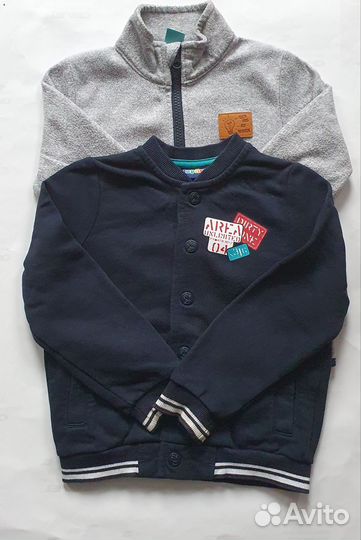 Бомбер на флисе и кофта