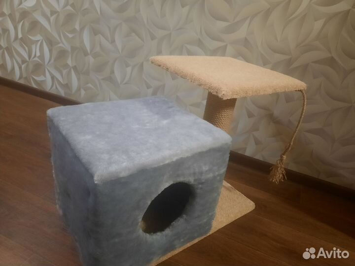 Домик для кошки с когтеточкой