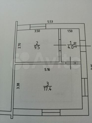 Здание, 30.9 м² пос.Знаменск