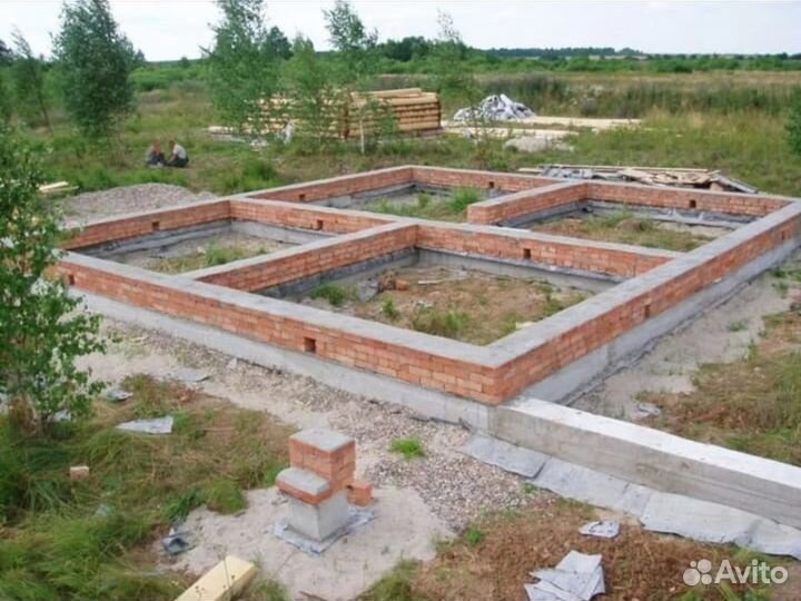 Строительство домов бань забор фундамент