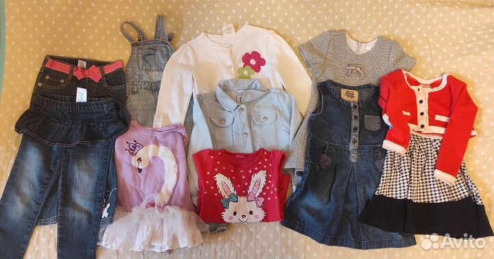 Вещи пакетом на девочку 2 года