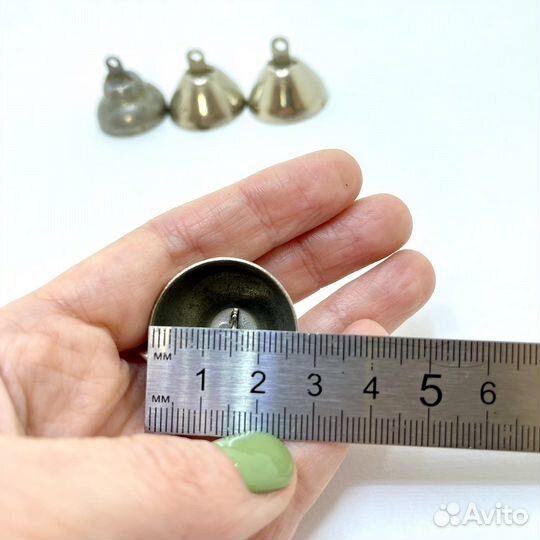 Колокольчики сувенирные СССР 4шт. Детская игрушка