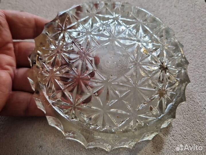 Пепельница хрустальная СССР