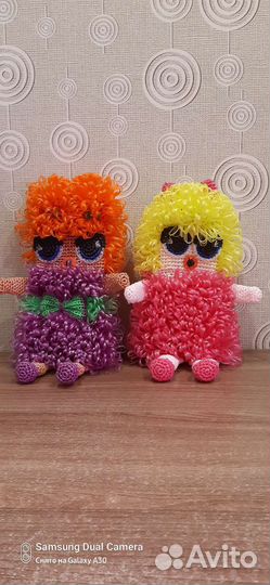 Мочалка-игрушка.