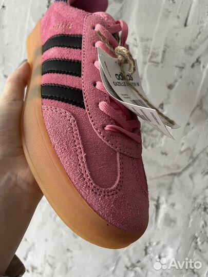 Кеды adidas indoor розовые