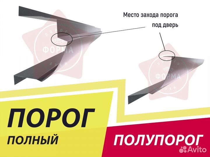 Ремонтный порог Audi Coupe B3