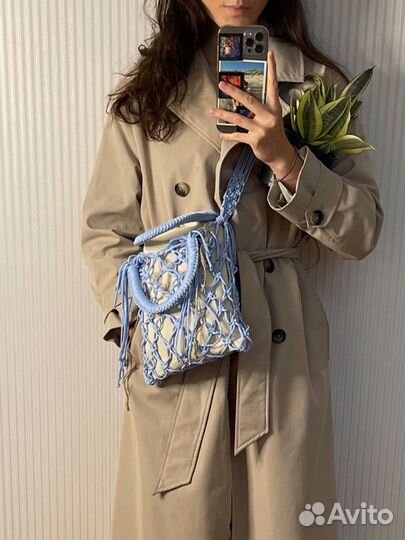 Сумка-макраме