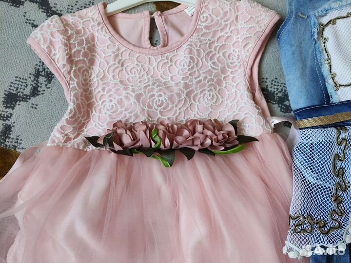 Платье для девочки 86