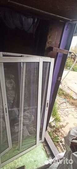 Болконные окна бу с направляющими