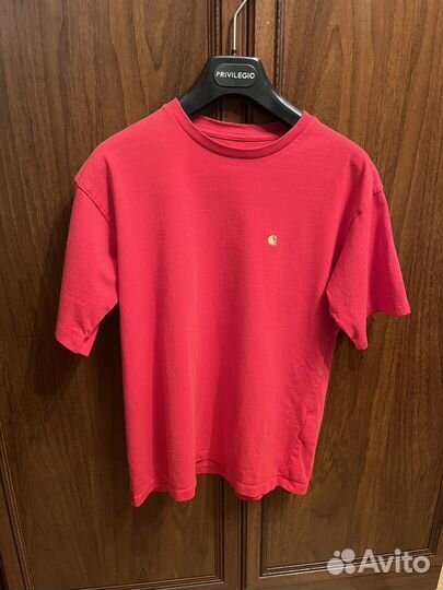 Футболка carhartt оригинал красная