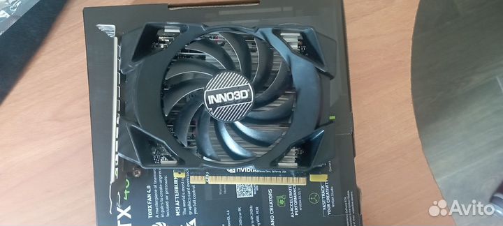 Видеокарта nvidia geforce GTX 1050 ti inno3D 4GB