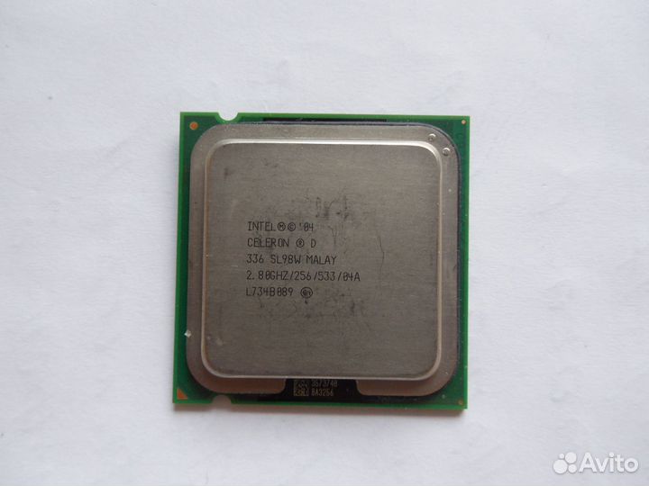 Процессоры Intel Celeron socket 478, 775