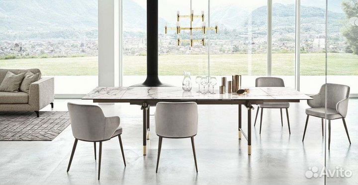 Стол monogram CS4122-R 160. Calligaris Италия