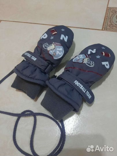 Варежки краги на 2-3года