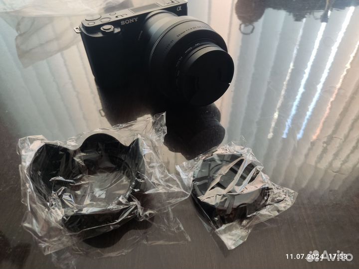 Крышка на объектив 30мм + бленда