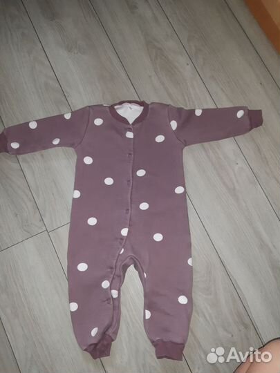 Комбинезончик утеплённый 80р