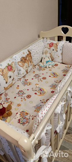 Бортики в детскую кроватку