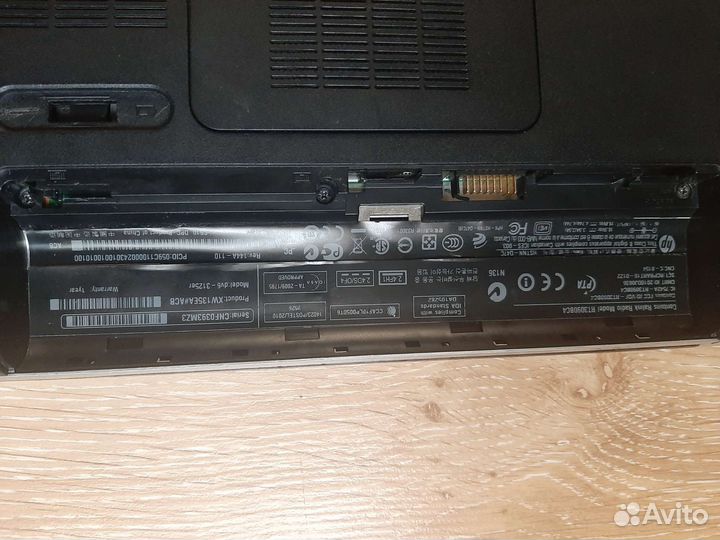 Ноутбук hp pavilion dv6 3125er на запчасти