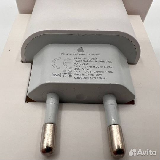 Блок зарядки iPhone 35w (оригинал)