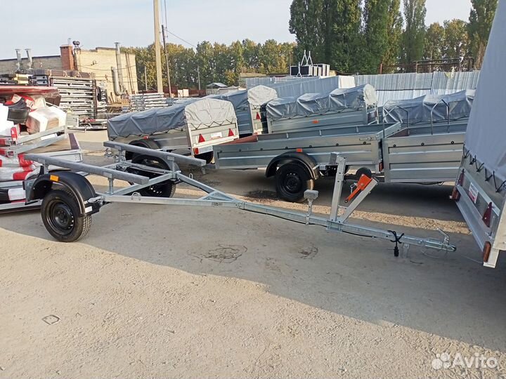 Прицеп лодочный Титан, оцинкованный