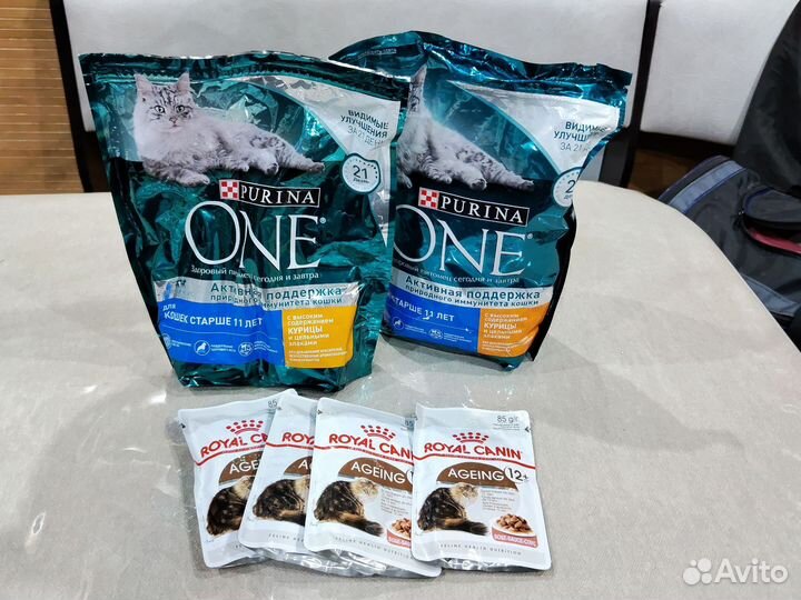 Корм для пожилых стареющих кошек