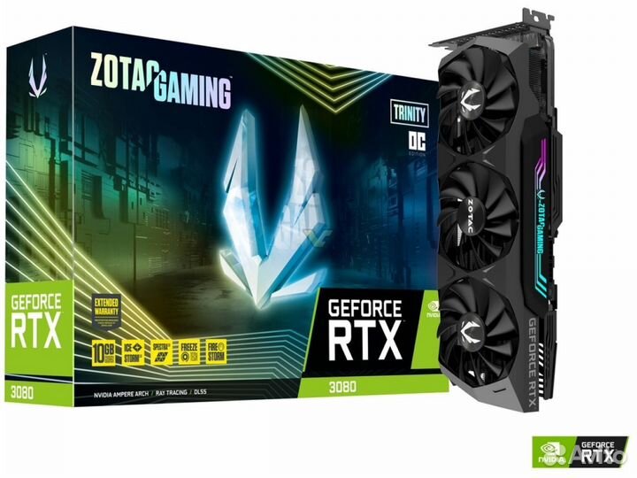 Видеокарта Zotac GeForce RTX 3080 Trinity OC 10Gb