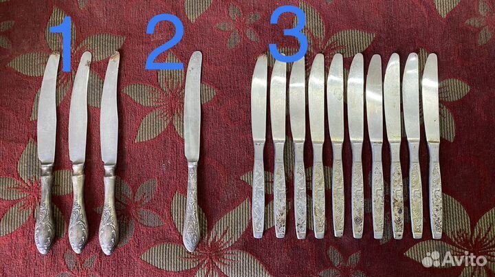Столовые приборы мельхиор СССР