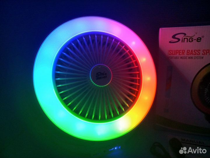 Вентилятор 5 В 1 со встроенной колонкой bluetooth