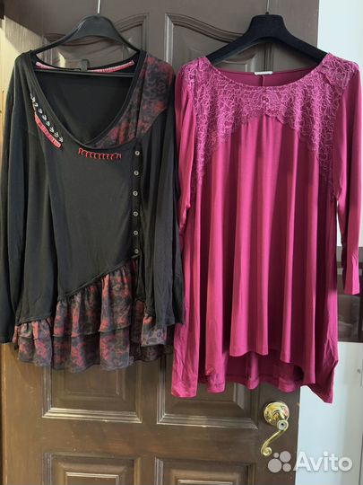 Блузка туника женская привозная 56