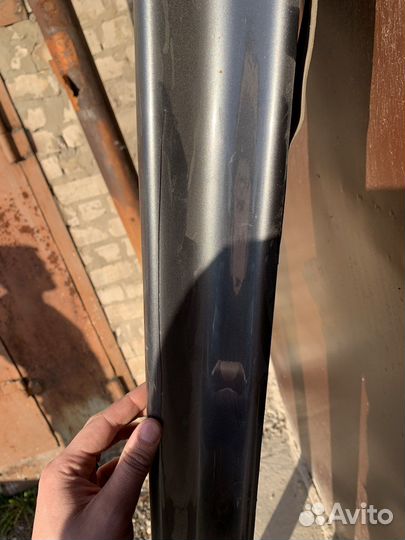 Накладки на пороги mitsubishi lancer 10