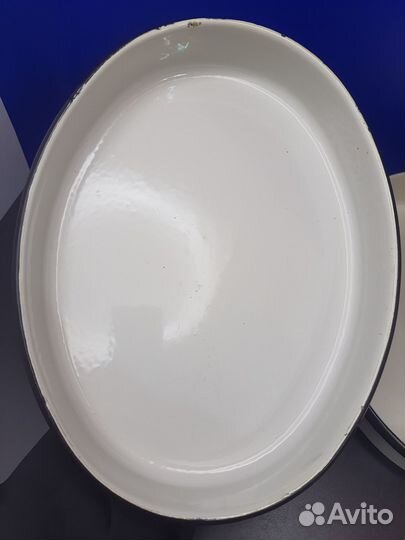 Большой эмалированный лоток СССР