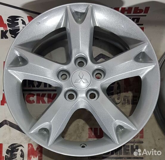 Диски литые Mitsubishi r17; 5x114,3; цо 67,1