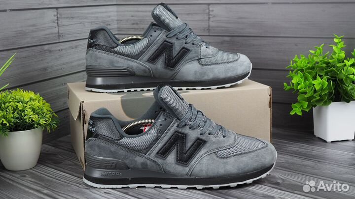 Кроссовки мужские New balance 574 серый 41-45 р