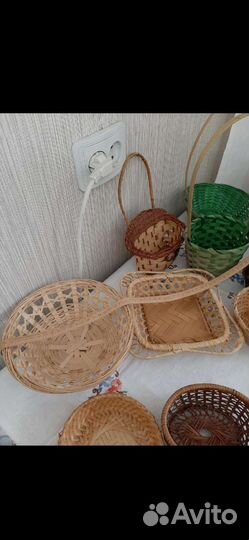 Плетеные корзинки