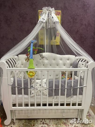 Детская кровать Лель и комод Лель