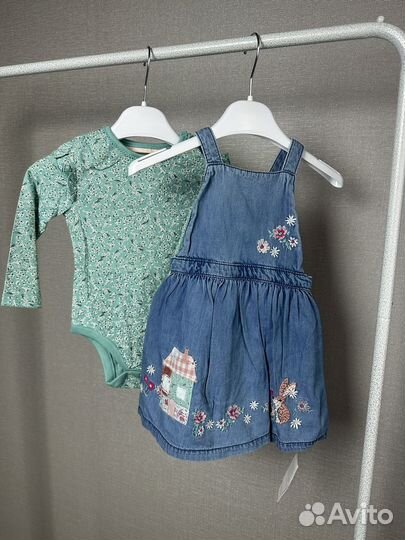 Mothercare сарафан и боди 86 новый