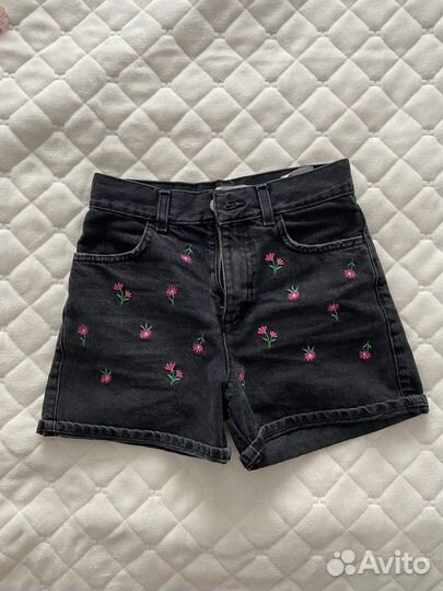 Шорты джинсовые черные