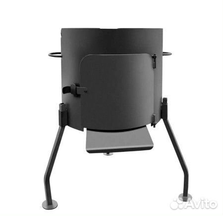 Печь с дверцей для казана 16л сталь 2мм