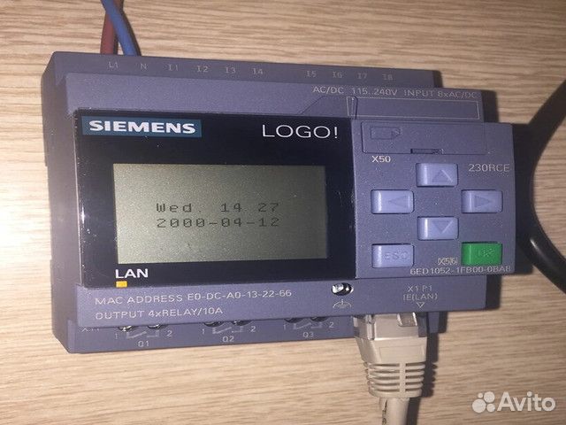 Панель оператора Siemens 6AV2107-0UP00-0BB0