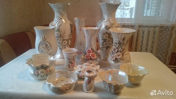 Кисловодский фарфор (Fenix). Вазы и прочее