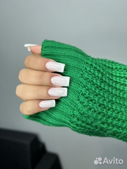 Маникюр наращивание гель