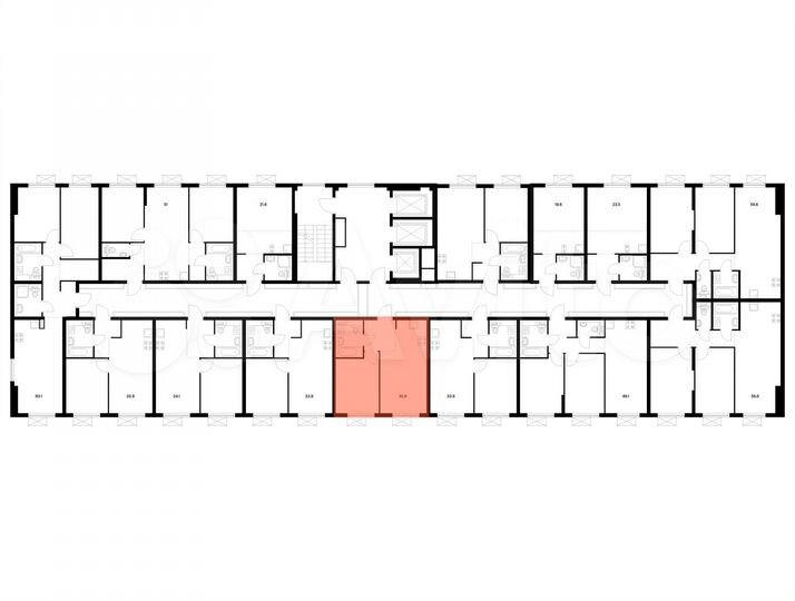 1-к. квартира, 35,8 м², 18/25 эт.