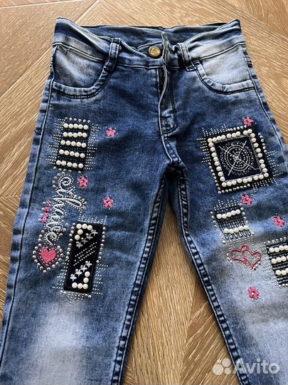 Джинсы на девочку б.у