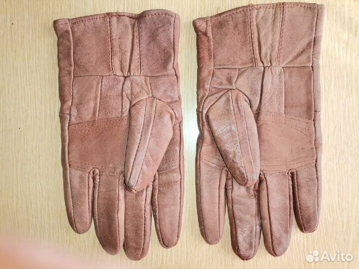 Кожаные мужские перчатки СССР