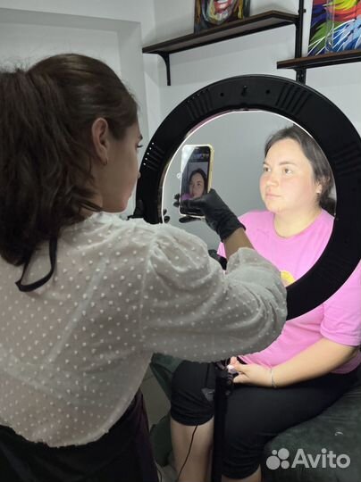 Перманентный макияж бровей, губ