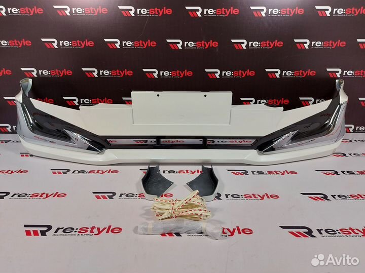 Губа передняя Toyota Land Cruiser Prado 120 R1018